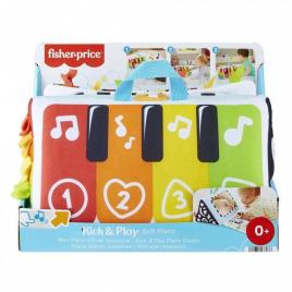 Jucarie bebelusi pian moale fisher-price kick & play