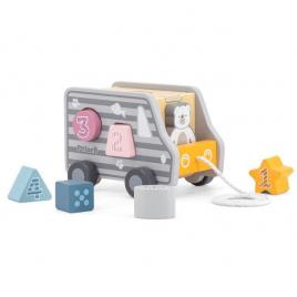 Jucarie de tras sortator forme geometrice camion polarb