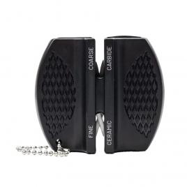 Acutitoare portabila pentru cutite ideallstore®, carry sharp, 2 moduri, negru