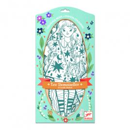 Parada modei de colorat djeco - angel si prietenele