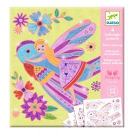 Planse de colorat fapturi inaripate djeco
