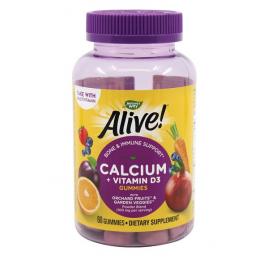 Alive! calcium+d3 gummies 60jeleuri