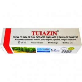 Tuiazin crema cu extract tuia 50ml elzin plant