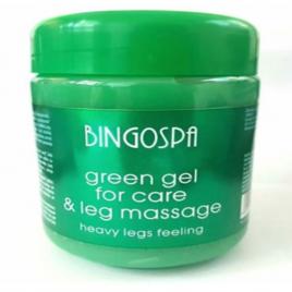 Gel masaj verde, picioare grele, bingospa, 500 g