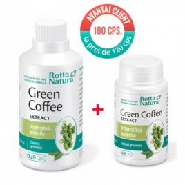 Pachet green coffe extract *120cps + 60cps rotta natura