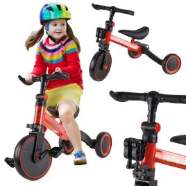 Tricicleta trike fix mini, 3in1 adaptabila, culoare rosie