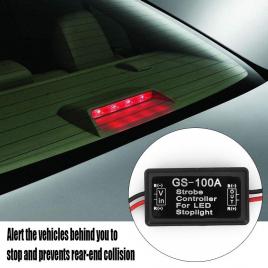 Modul strobo flash pentru lampa stop frana, alimentare 12v - 24v, auto, moto, camion