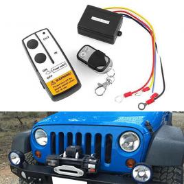 Modul cu 2 telecomenzi wireless pentru actionare troliu, destinatie off-road, atv, ssv, quad (avx-t290519-8)