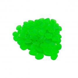 Set 100 pietre decorative fluorescente, culoare verde, avx-ag653b