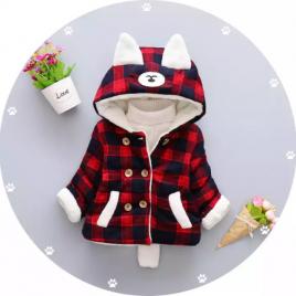Jacheta pentru fetite, imblanita cu polar - teddy (marime disponibila: 4 ani)