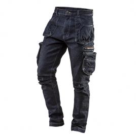 Pantaloni denim bleumarin inchis nr.xxl/56 neo tools 81-229-xxl