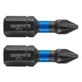Set biti de impact pz1x25mm 1/4