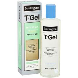 Sampon antimatreata pentru par si scalp Gras, Neutrogena T/Gel Oily Scalp, 125 ml