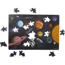 Primul meu puzzle eco din carton spatiul - melissa and doug