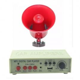 Portavoce-megafon auto 12v cu mp3 inregistrare si slot usb