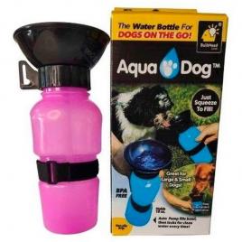 Sticla din silicon cu bol de apa hidratat animale de companie, aqua dog