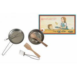 Set de joaca tigai metalice pentru clatite egmont