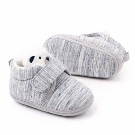 Botosei pentru bebelusi - grey teddy (marime disponibila: 9-12 luni (marimea 20