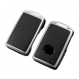 Husa cheie mazda cx30 smartkey 3 butoane tpu aspect piele gri