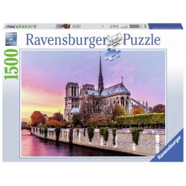 Puzzle pictura notre dame, 1500 piese