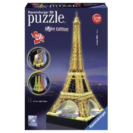 Puzzle 3d turnul eiffel noaptea 216 piese