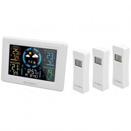 Statie meteo interior-exterior gogen me 3397 w, lcd color, 3 senzori inclusi,