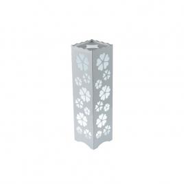 Lampa led decorativa de birou, model floral, alb