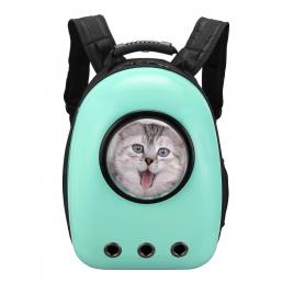 Rucsac transport animale de companie, tip capsula, impermeabil,gonga® turcoaz