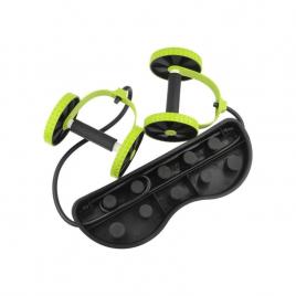 Dispozitiv de antrenament muscular cu gantere din cauciuc, gonga® verde