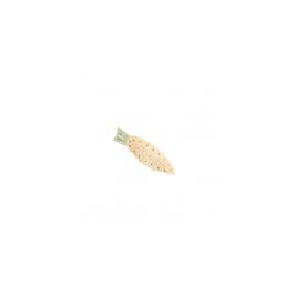 Jucarie din burete vegetal pentru rozatoare trixie, nr. 61521, model morcov crem