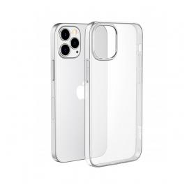 Husa din silicon, transparenta, compatibila iphone 12 pro max, gonga® transparent