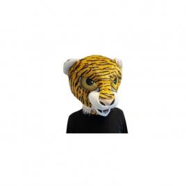 Masca amuzanta cap de tigru din plus, gonga® leopard