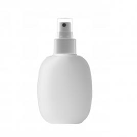 Recipient cosmetic cu pulverizator, forma ovala, plastic, gonga® alb 100 ml