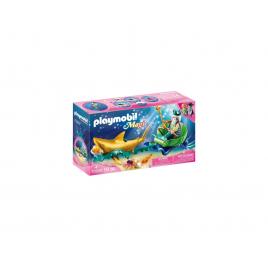 Playmobil magic - regele marii cu trasura rechin
