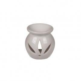 Arzator din ceramica pentru lamanari sau uleiuri esentiale, gonga® alb