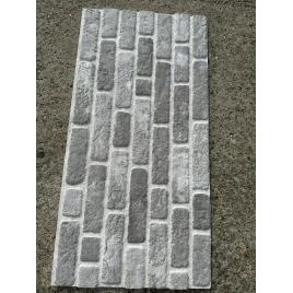 Panou textura caramida in relief  gri 689-038, 100x50x2 cm