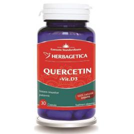 Quercetin+vitamina d3 30cps herbagetica