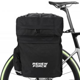 Geanta dubla de transport pentru biciclete, impermeabila, capacitate 60l, dimensiuni: 44 x 44 x 20 cm