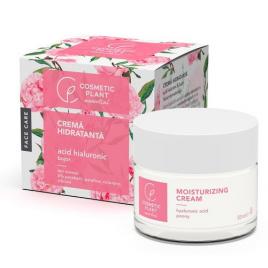 Crema hidratanta delicata cu acid hialuronic si bujor 50ml cosmetic plant