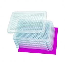 Set 6 tablite transparente pentru mozaic