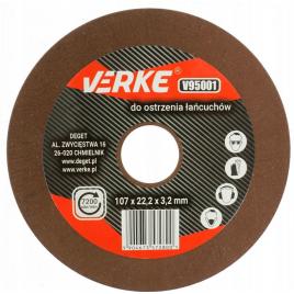 Disc abraziv pentru masina de ascutit lanturi , grosime 3.2x22.2x107 mm v95001