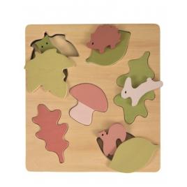 Puzzle animale si frunze, egmont toys