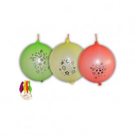 Set 50 baloane multicolore cu elastic