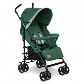 Lionelo - carucior sport elia, cu husa de picioare, cu plasa de tantari, conform cu standardul european de securitate en1888-1, verde inchis