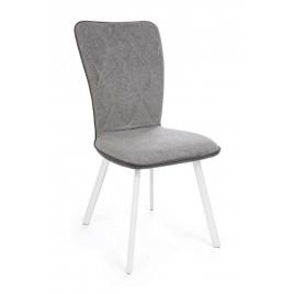 Set 2 scaune gri alb angelica 50x63x92hx47 cm