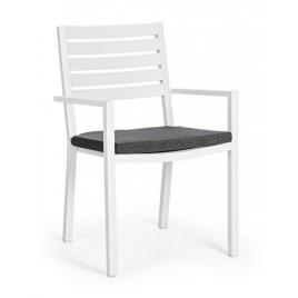 Set 4 scaune aluminiu helina 55x56.5x86.5 cm