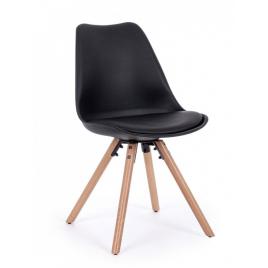 Set 4 scaune negre trend 54x49x83.5 cm