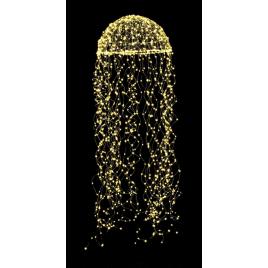 Decoratiune 1280 microleduri medusa 60 cm