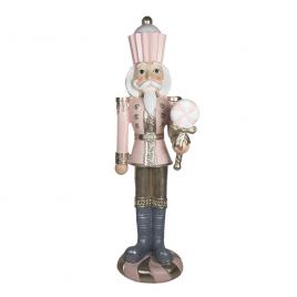 Figurina spargatorul de nuci ceramica roz 56x48x178 cm