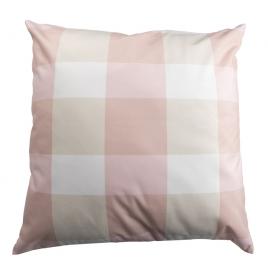 Set 2 fete perna reni textil alb roz 45x45 cm